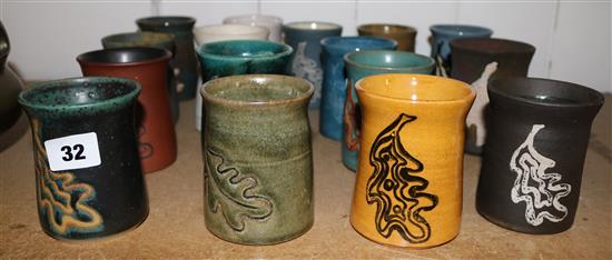 Collection of Geraldine Lloyd pottery